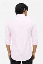 SATP LIGHT PINK | SLIM FIT PREMIUM POLO NECK CASUAL SHIRT | TEASERWEAR