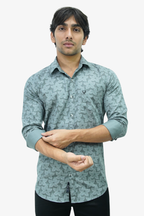 SATPR SILVER | SLIM FIT PREMIUM POLO NECK CASUAL SHIRT | TEASERWEAR