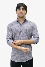 SATPR PURPLE | SLIM FIT PREMIUM POLO NECK CASUAL SHIRT | TEASERWEAR