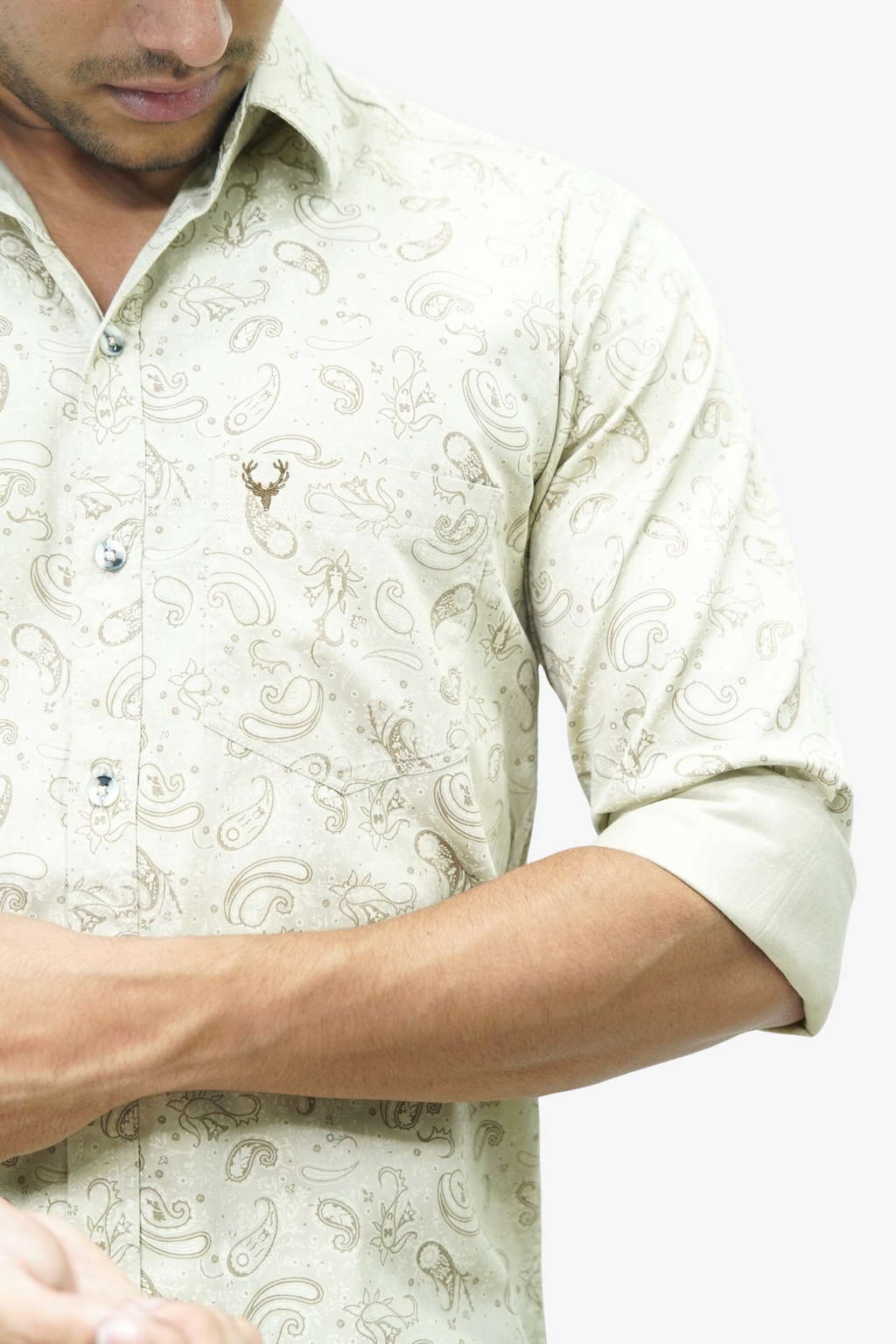 SATPR LEMON YELLOW | SLIM FIT PREMIUM POLO NECK CASUAL SHIRT | TEASERWEAR