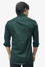 SATP BLACK | SLIM FIT PREMIUM POLO NECK CASUAL SHIRT | TEASERWEAR