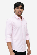 SATP LIGHT PINK | SLIM FIT PREMIUM POLO NECK CASUAL SHIRT | TEASERWEAR