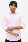SATP LIGHT PINK | SLIM FIT PREMIUM POLO NECK CASUAL SHIRT | TEASERWEAR