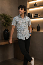 OXFHC GREEN | SLIM FIT PREMIUM POLO NECK CASUAL SHIRT | TEASERWEAR