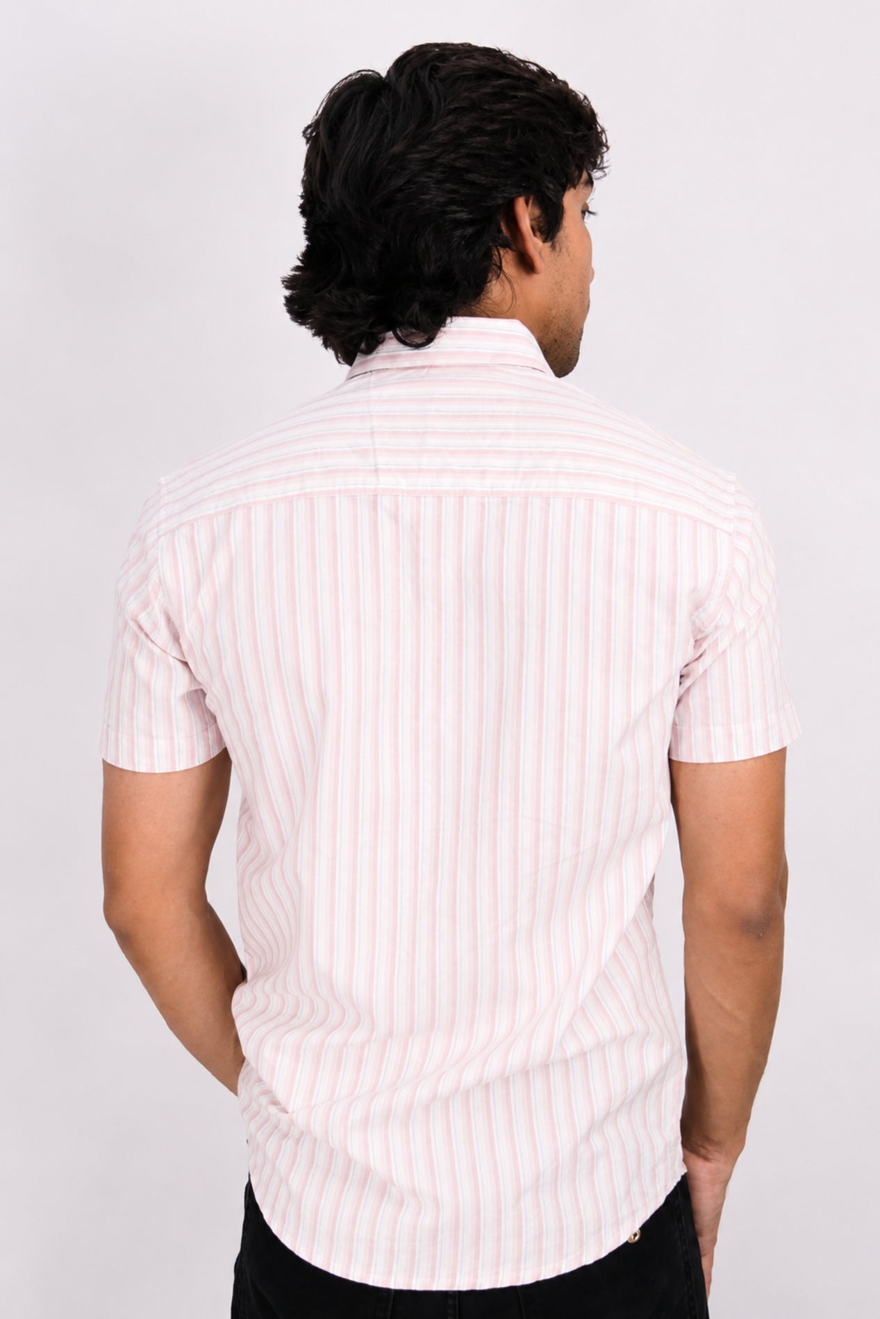 OXFHL PINK | SLIM FIT PREMIUM POLO NECK CASUAL SHIRT | TEASERWEAR
