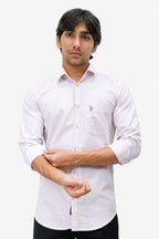 OXFL 2 PINK | SLIM FIT PREMIUM POLO NECK CASUAL SHIRT | TEASERWEAR