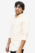 OXFL 2 LIGHT ORANGE | SLIM FIT PREMIUM POLO NECK CASUAL SHIRT | TEASERWEAR