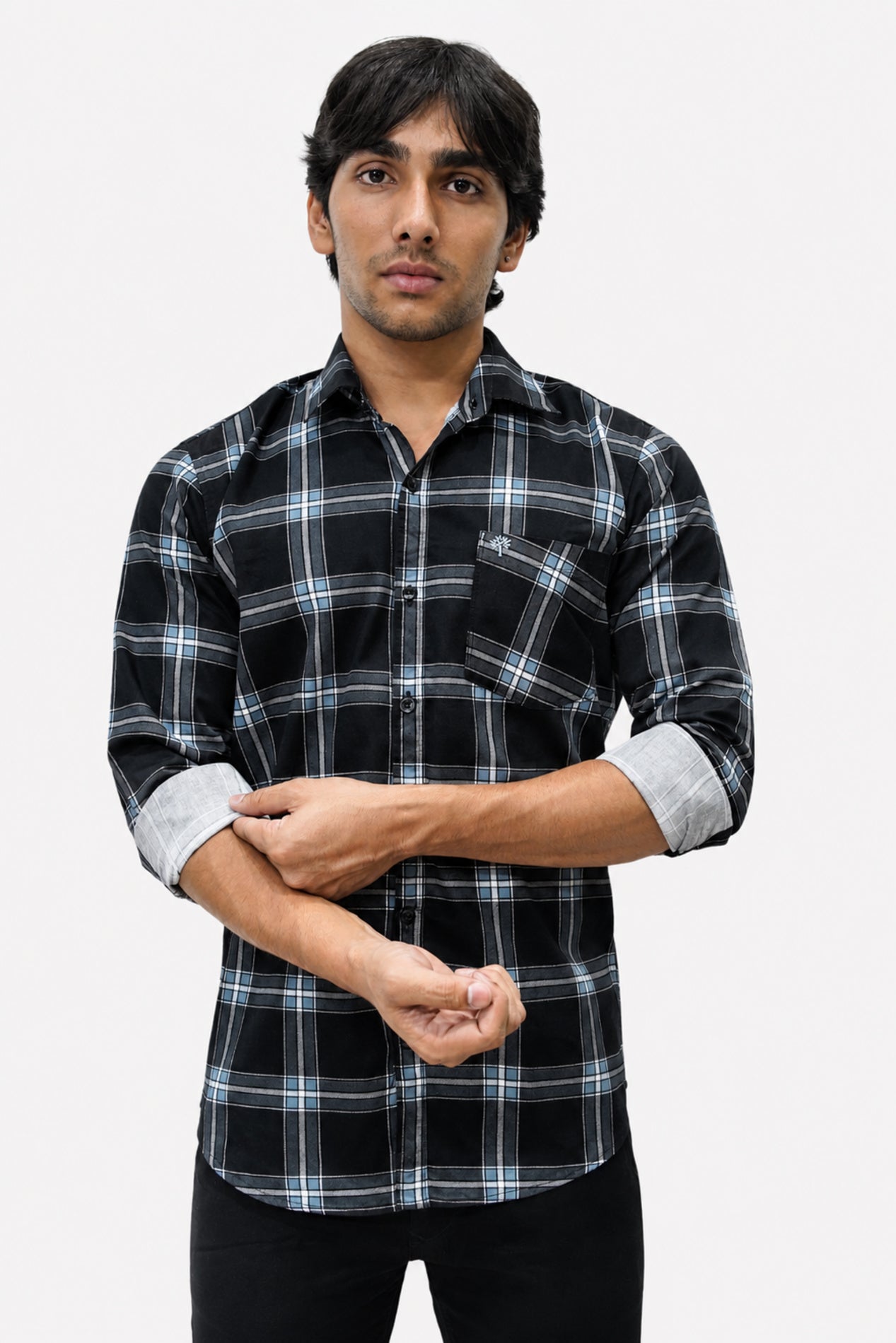 DOBC 2 GREEN | SLIM FIT PREMIUM POLO NECK CASUAL SHIRT | TEASERWEAR
