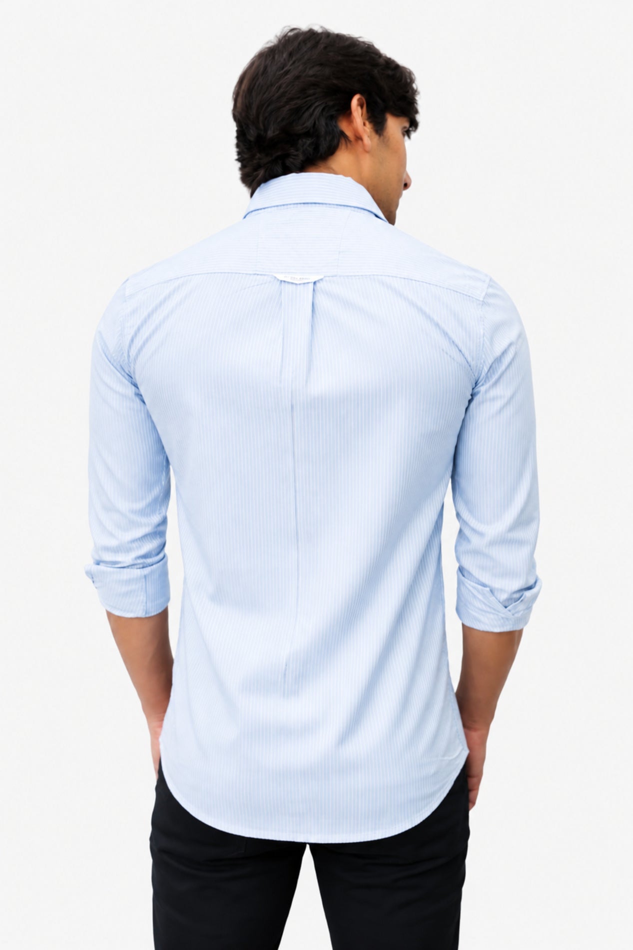 OXFL 2 BLUE | SLIM FIT PREMIUM POLO NECK CASUAL SHIRT | TEASERWEAR