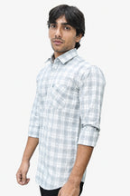 DOBC 2 GREY | SLIM FIT PREMIUM POLO NECK CASUAL SHIRT | TEASERWEAR