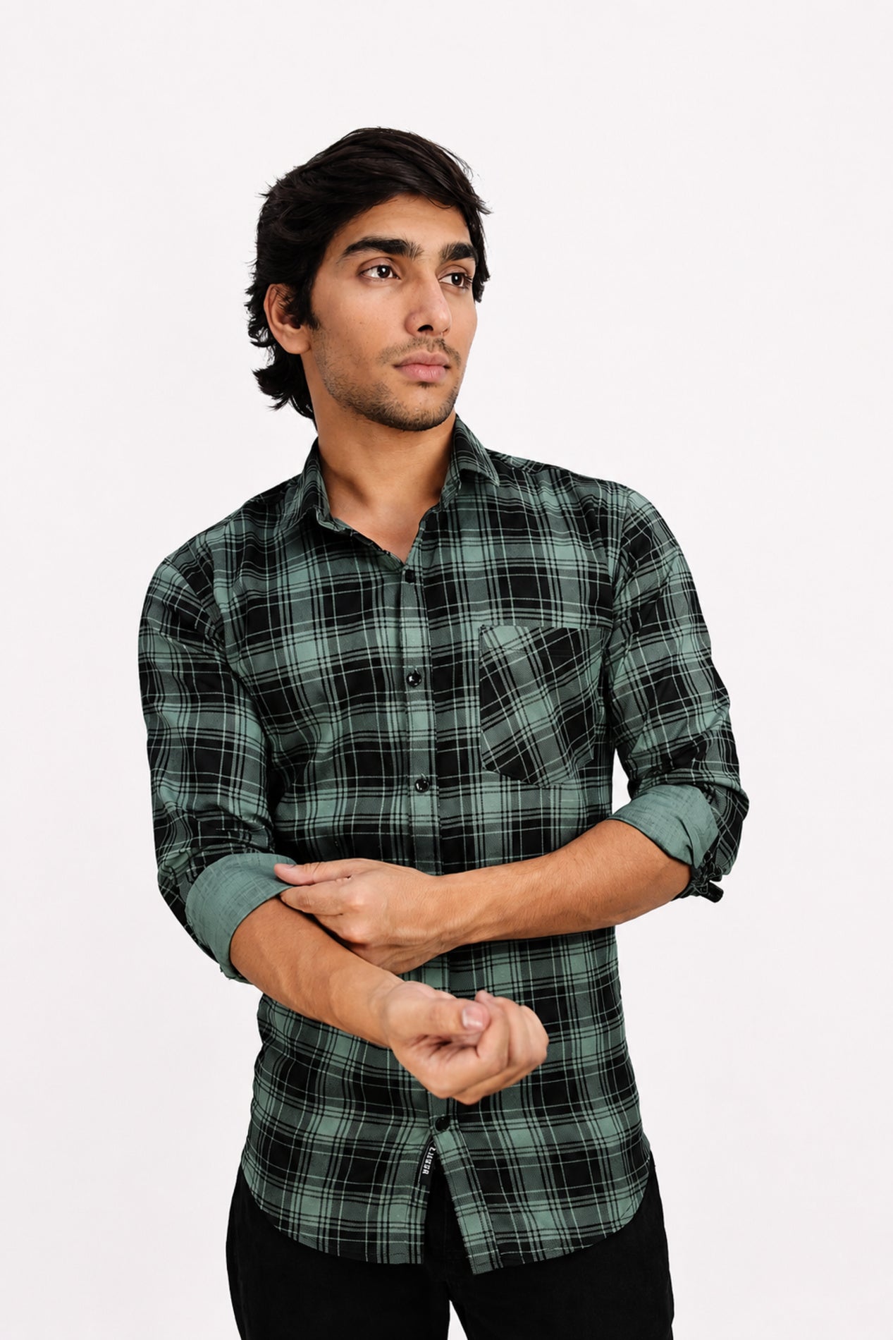 LAFC 2 LIGHT GREEN | SLIM FIT PREMIUM POLO NECK CASUAL SHIRT | TEASERWEAR