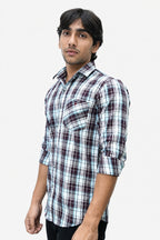 DOBC 2 MAROON | SLIM FIT PREMIUM POLO NECK CASUAL SHIRT | TEASERWEAR