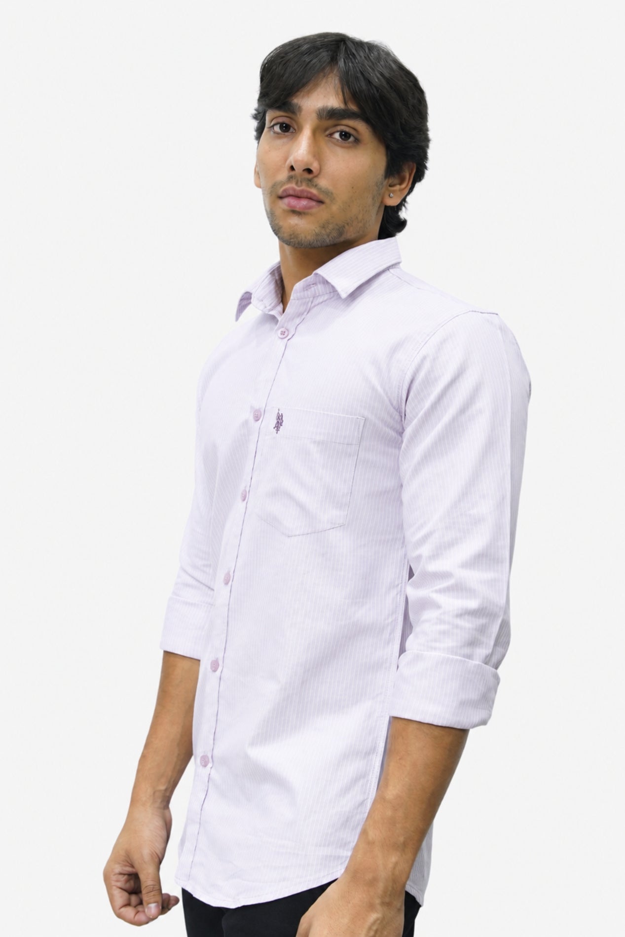 OXFL 2 PINK | SLIM FIT PREMIUM POLO NECK CASUAL SHIRT | TEASERWEAR
