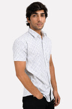 DOBHP BLUE | SLIM FIT PREMIUM POLO NECK CASUAL SHIRT | TEASERWEAR