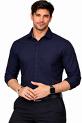 LAFRP NAVY BLUE | SLIM FIT PREMIUM POLO NECK CASUAL SHIRT | TEASERWEAR