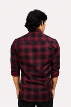 LAFC 2 MAROON | SLIM FIT PREMIUM POLO NECK CASUAL SHIRT | TEASERWEAR