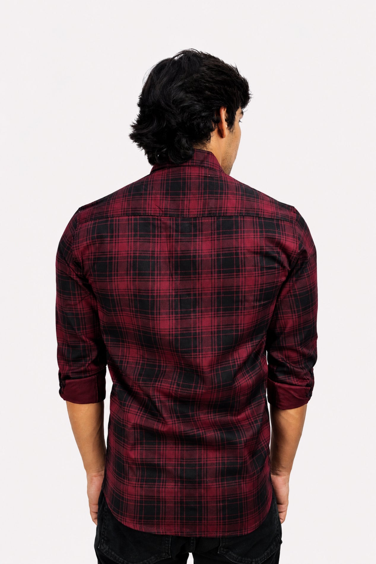 LAFC 2 MAROON | SLIM FIT PREMIUM POLO NECK CASUAL SHIRT | TEASERWEAR