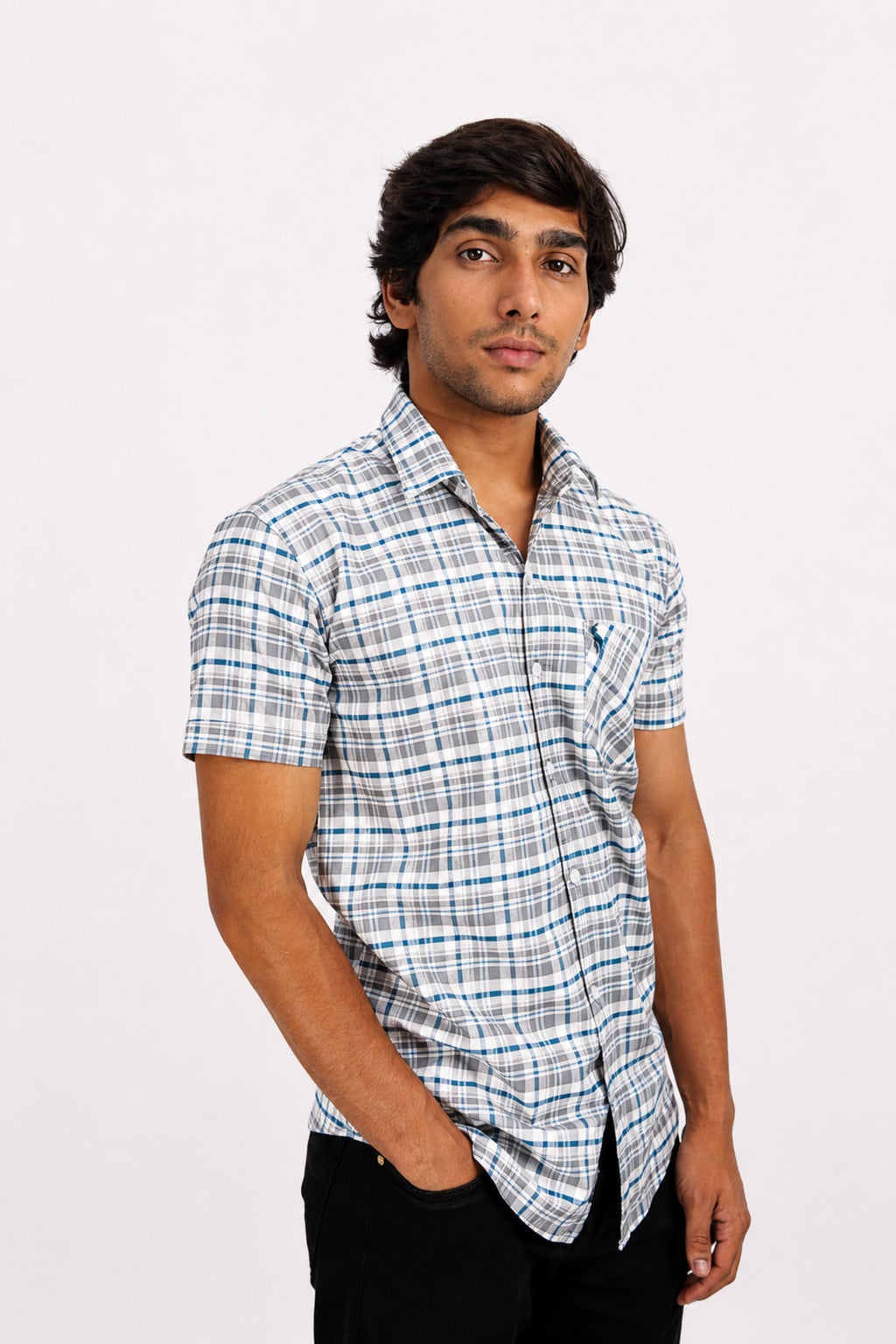 OXFHC GREEN | SLIM FIT PREMIUM POLO NECK CASUAL SHIRT | TEASERWEAR