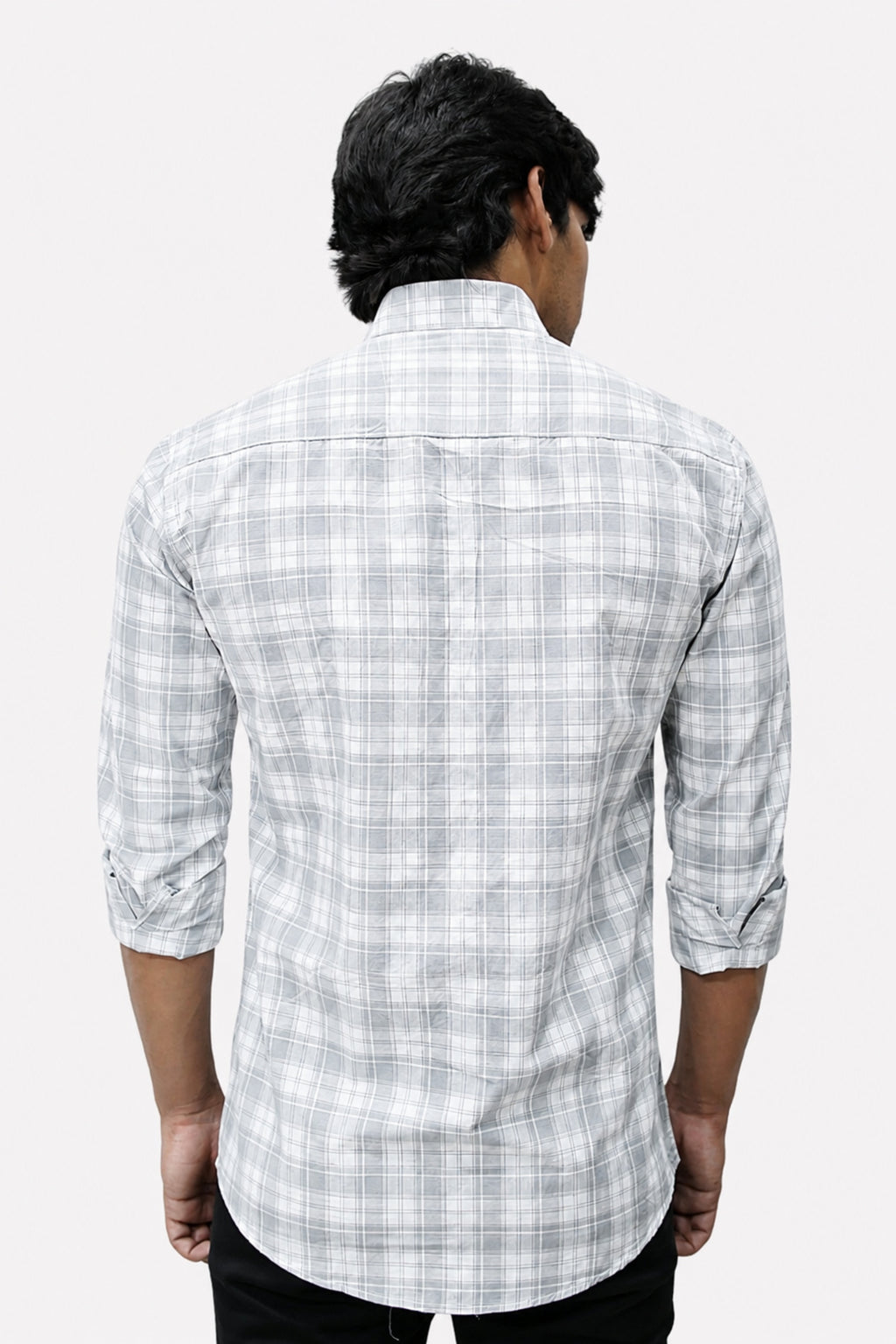 DOBC 2 GREY | SLIM FIT PREMIUM POLO NECK CASUAL SHIRT | TEASERWEAR
