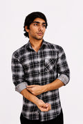 LAFC 2 LIGHT GREY | SLIM FIT PREMIUM POLO NECK CASUAL SHIRT | TEASERWEAR