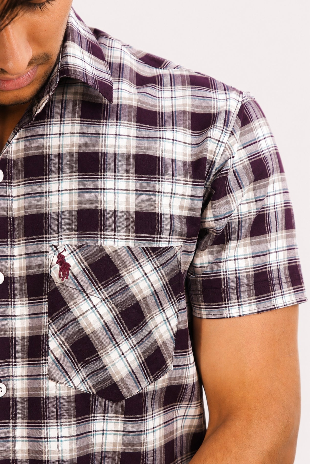 OXFHC MAROON | SLIM FIT PREMIUM POLO NECK CASUAL SHIRT | TEASERWEAR
