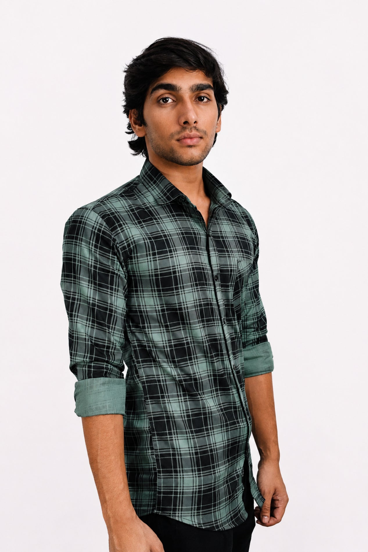 LAFC 2 LIGHT GREEN | SLIM FIT PREMIUM POLO NECK CASUAL SHIRT | TEASERWEAR