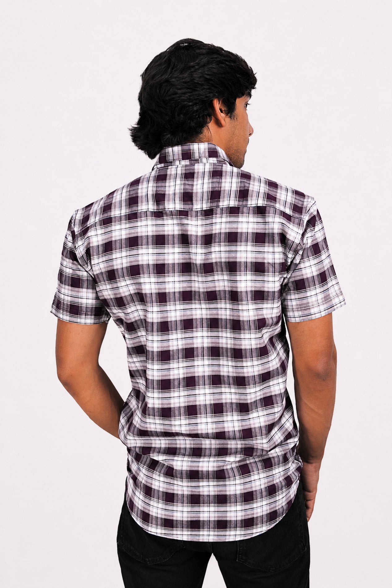 OXFHC MAROON | SLIM FIT PREMIUM POLO NECK CASUAL SHIRT | TEASERWEAR
