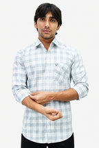 DOBC 2 GREY | SLIM FIT PREMIUM POLO NECK CASUAL SHIRT | TEASERWEAR