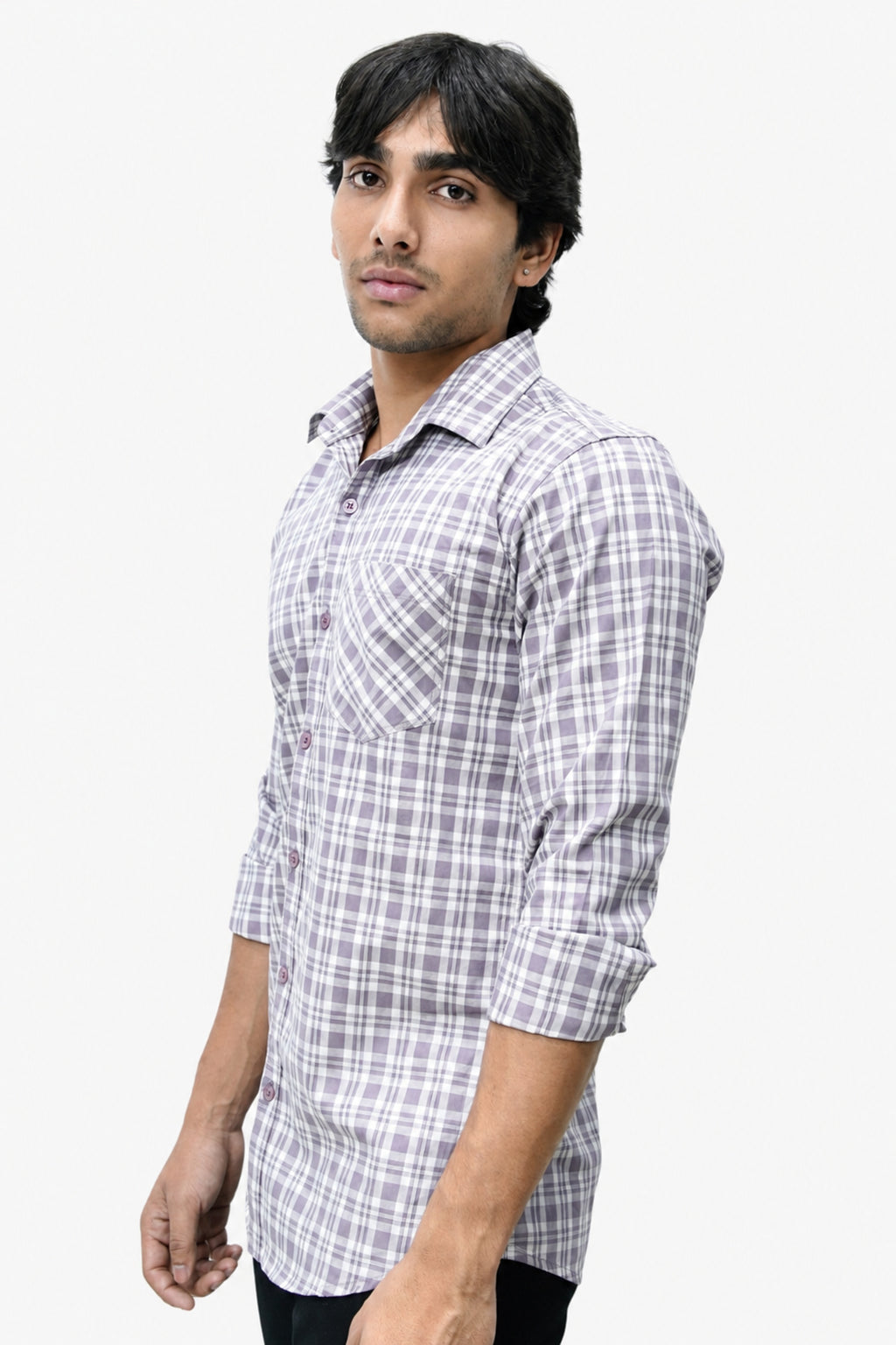 DOBC 2 LAVENDOR | SLIM FIT PREMIUM POLO NECK CASUAL SHIRT | TEASERWEAR