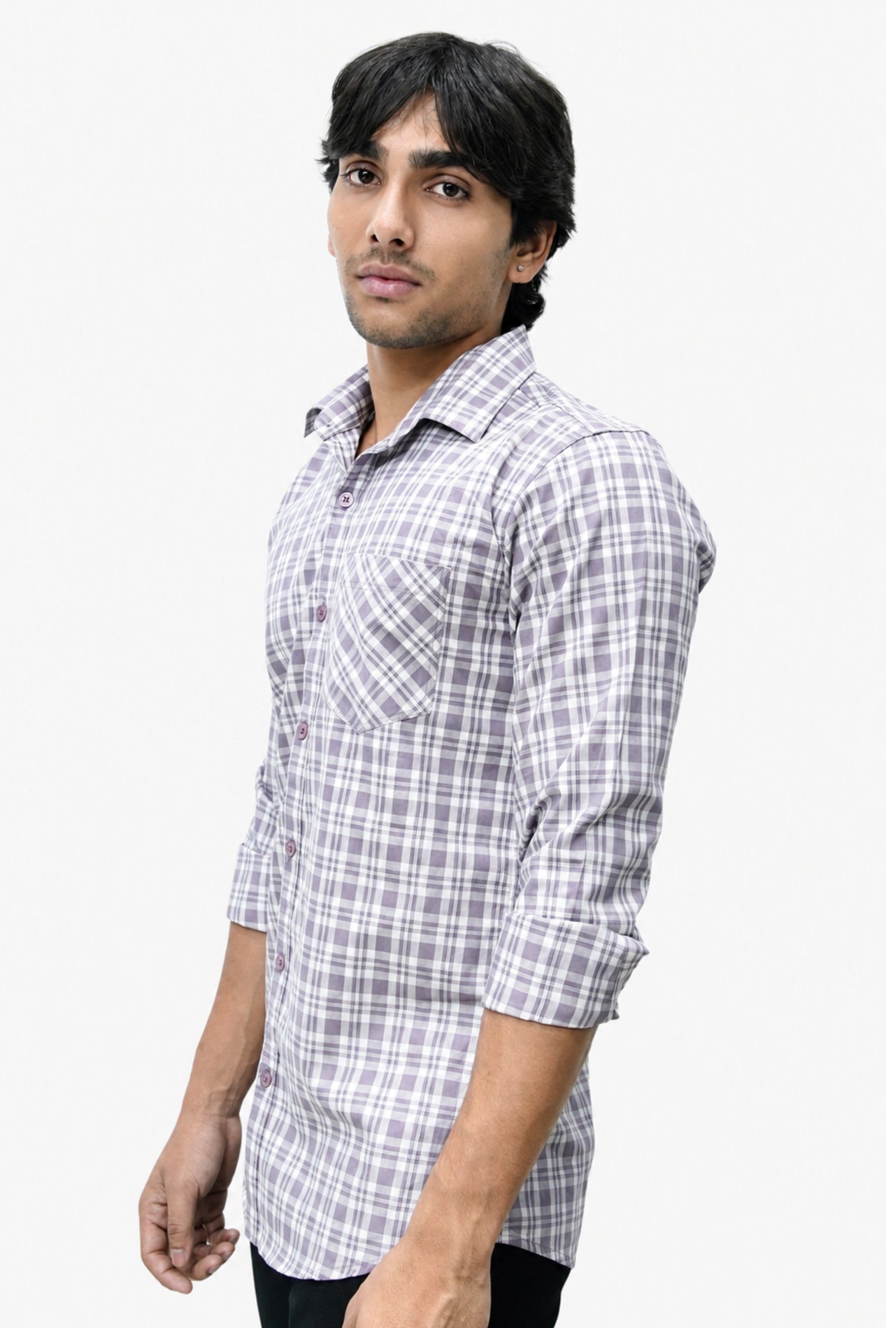 DOBC 2 LAVENDOR | SLIM FIT PREMIUM POLO NECK CASUAL SHIRT | TEASERWEAR