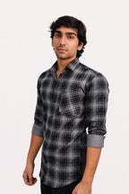 LAFC 2 GREY | SLIM FIT PREMIUM POLO NECK CASUAL SHIRT | TEASERWEAR