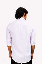 LINP LAVENDER | SLIM FIT PREMIUM POLO NECK CASUAL SHIRT | TEASERWEAR