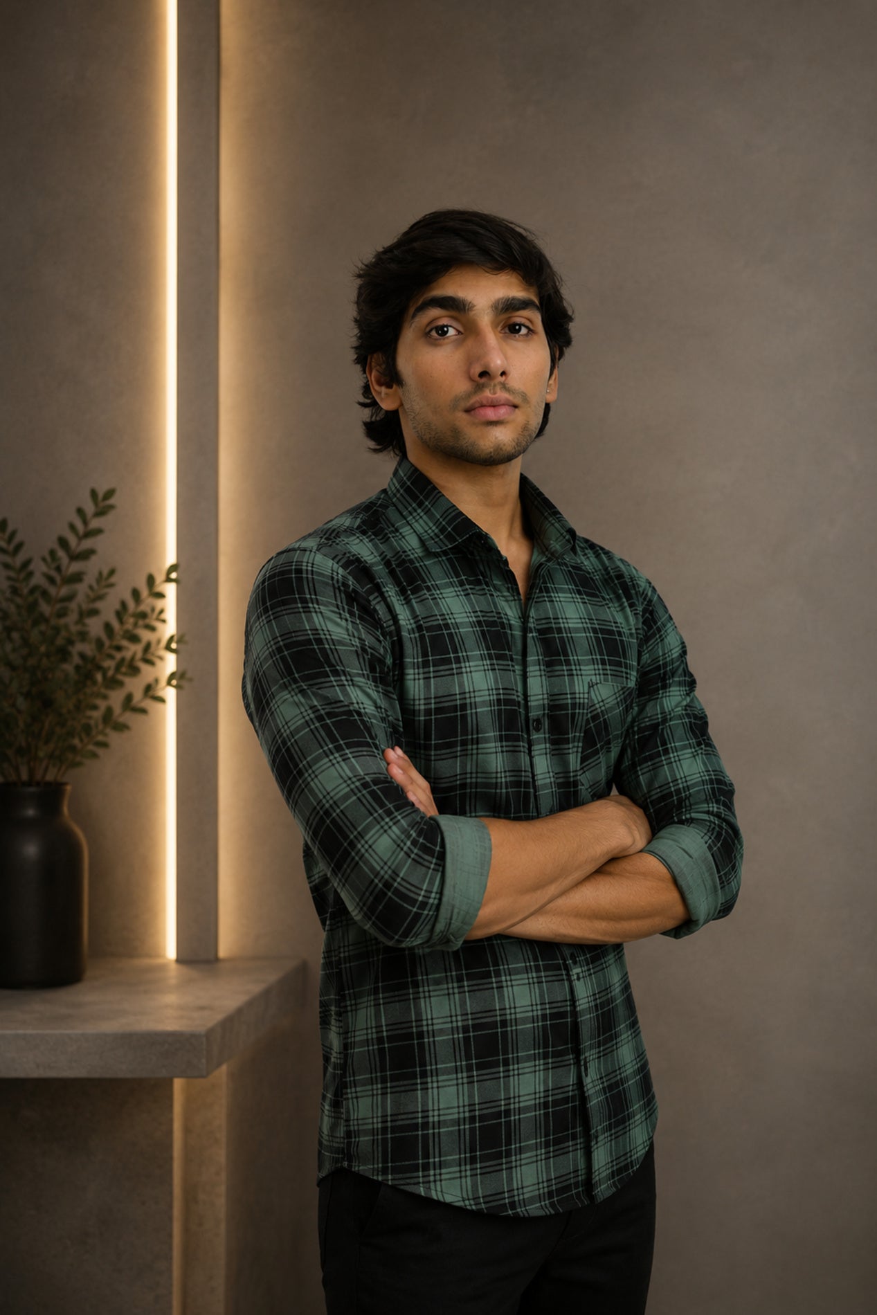 LAFC 2 LIGHT GREEN | SLIM FIT PREMIUM POLO NECK CASUAL SHIRT | TEASERWEAR