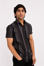 OXFHL BROWN | SLIM FIT PREMIUM POLO NECK CASUAL SHIRT | TEASERWEAR