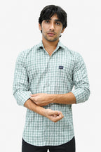 DOBC 2 LIGHT GREEN | SLIM FIT PREMIUM POLO NECK CASUAL SHIRT | TEASERWEAR