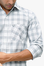 DOBC 2 GREY | SLIM FIT PREMIUM POLO NECK CASUAL SHIRT | TEASERWEAR