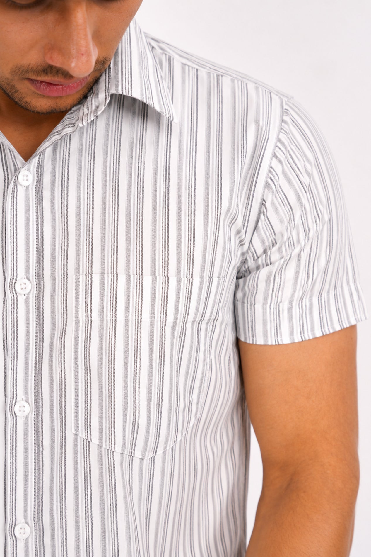 OXFHL LIGHT BLUE | SLIM FIT PREMIUM POLO NECK CASUAL SHIRT | TEASERWEAR
