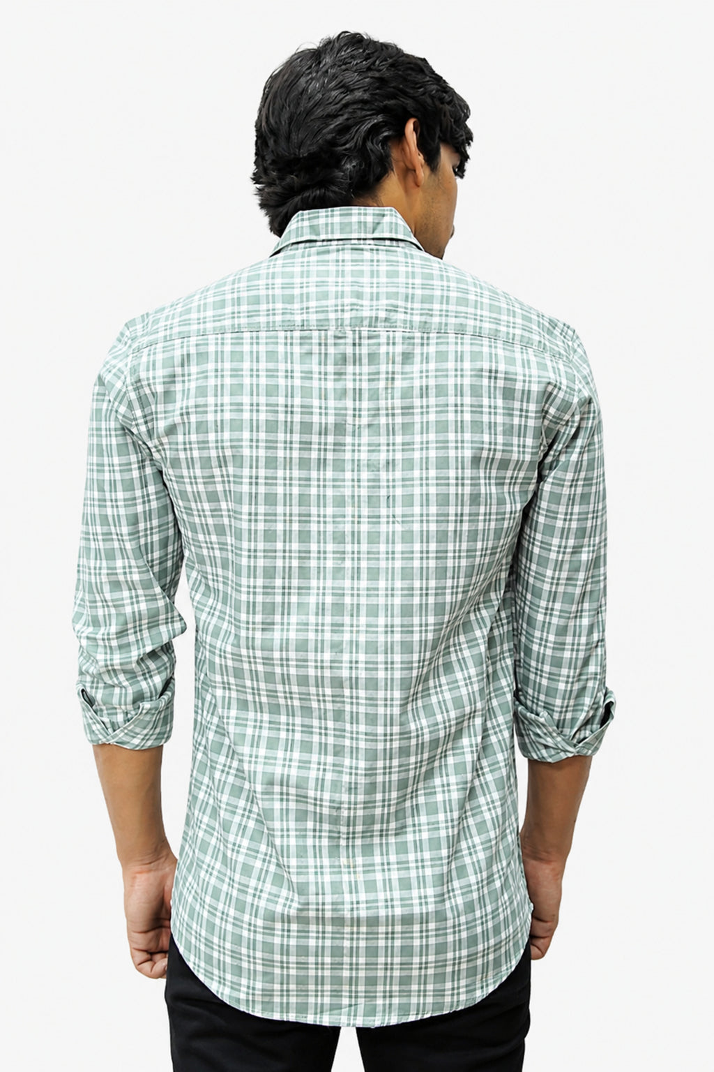 DOBC 2 LIGHT GREEN | SLIM FIT PREMIUM POLO NECK CASUAL SHIRT | TEASERWEAR