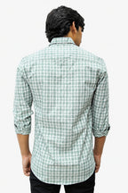 DOBC 2 LIGHT GREEN | SLIM FIT PREMIUM POLO NECK CASUAL SHIRT | TEASERWEAR
