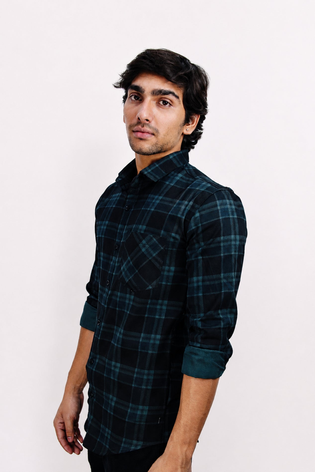 LAFC 2 GREEN | SLIM FIT PREMIUM POLO NECK CASUAL SHIRT | TEASERWEAR