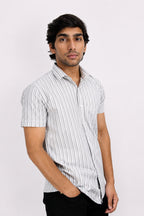 OXFHL LIGHT BLUE | SLIM FIT PREMIUM POLO NECK CASUAL SHIRT | TEASERWEAR