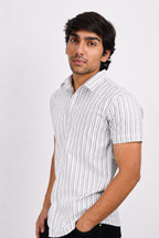 OXFHL LIGHT BLUE | SLIM FIT PREMIUM POLO NECK CASUAL SHIRT | TEASERWEAR