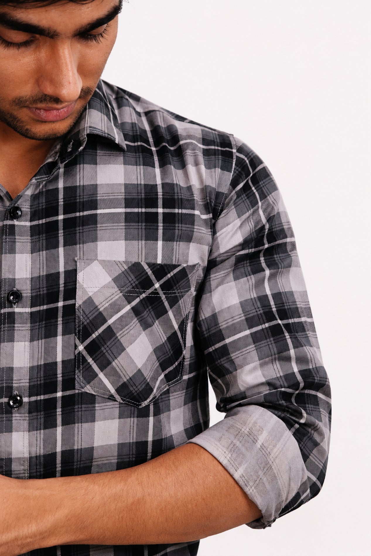 LAFC 2 LIGHT GREY | SLIM FIT PREMIUM POLO NECK CASUAL SHIRT | TEASERWEAR