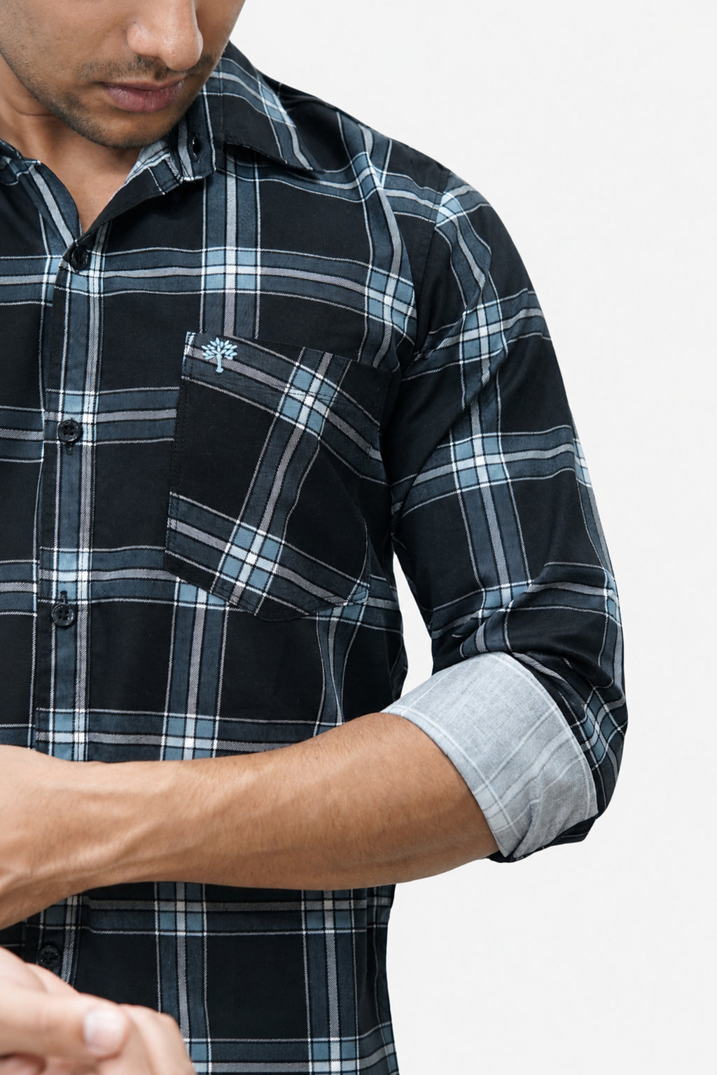 DOBC 2 GREEN | SLIM FIT PREMIUM POLO NECK CASUAL SHIRT | TEASERWEAR